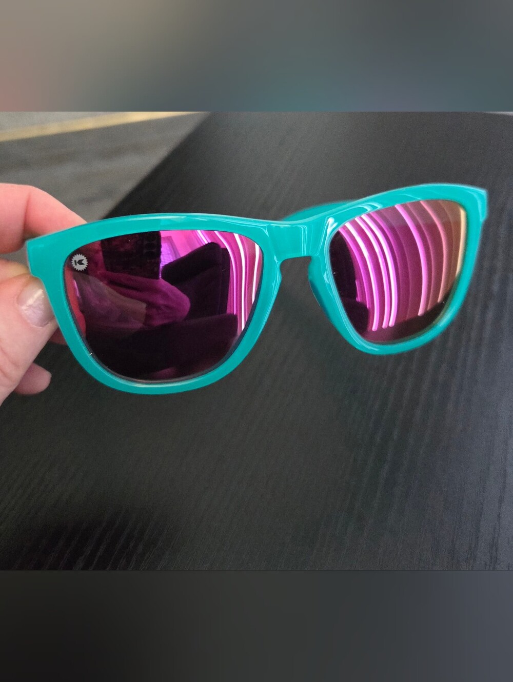 Knockaround Turquoise Unisex sunglasses